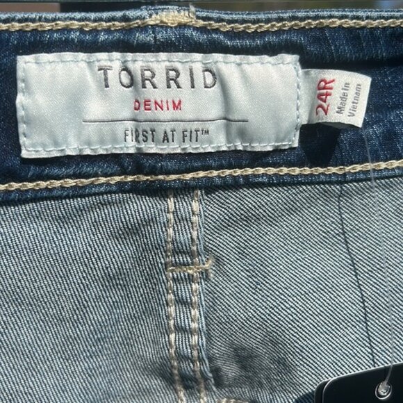 #m New Torrid slim boot denim jeans - Picture 12 of 14